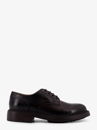 DOUCAL'S DERBY LEATHER LACE-UP SHOE