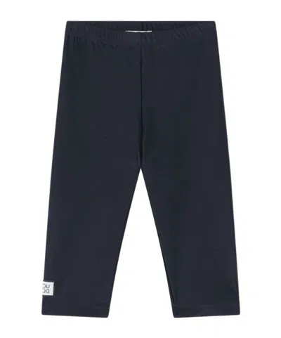 DOUUOD DOUUOD KIDS LOGO PATCH LEGGINGS