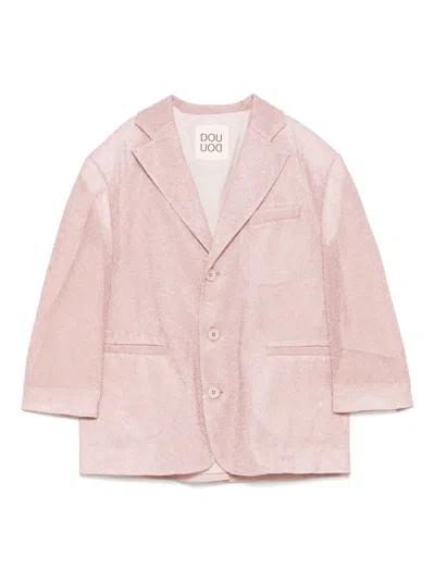 DOUUOD LAMÉ BLAZER