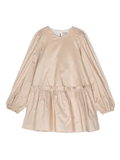 DOUUOD RUFFLE-DETAILED MINI DRESS