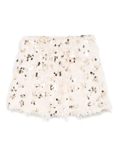 DOUUOD SEQUINED MINI SKIRT