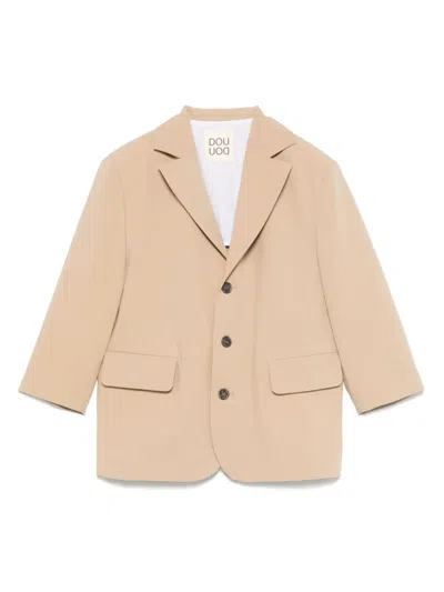 DOUUOD SINGLE-BREASTED BLAZER
