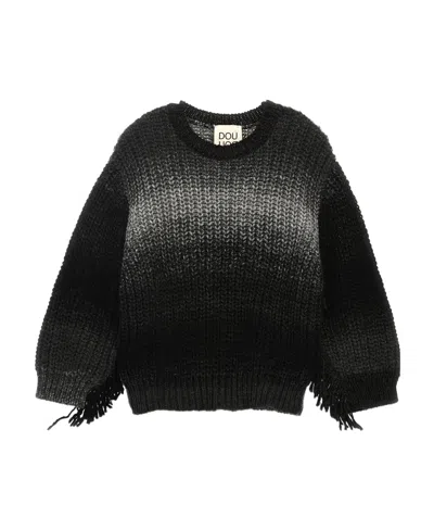 DOUUOD DOUUOD FRINGED KNIT PULLOVER