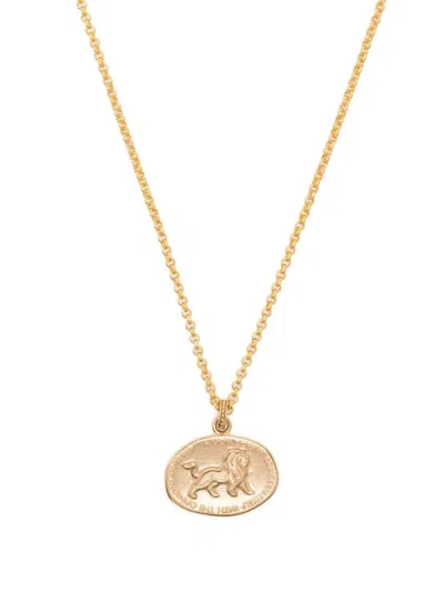 DOWER & HALL LION MEDALLION NECKLACE