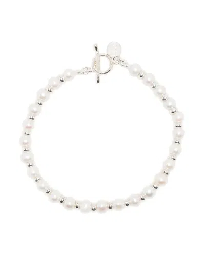 DOWER & HALL PEARL T-CLASP BRACELET