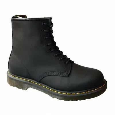 DR. MARTENS DR. MARTENS 1460 8-LOCH STIEFEL GREASY SCHWARZ 11822003 8-EYE BOOT BLACK LEATHER