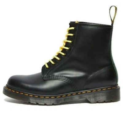 DR. MARTENS Dr. Martens 1460 Contrast Smooth Leather Lace Up Boots 'Black'