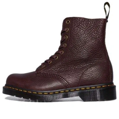 DR. MARTENS Dr. Martens 1460 Pascal Genuine Leather Boots Red/Brown