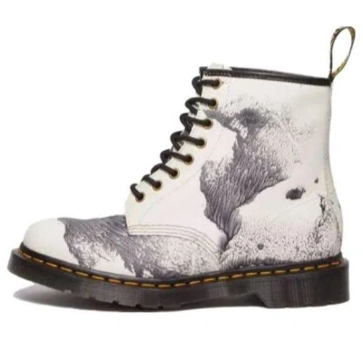 DR. MARTENS Dr. Martens 1460 x Tate Decalcomania Backhand Leather Lace Up Boots 'Multicolor Black White'