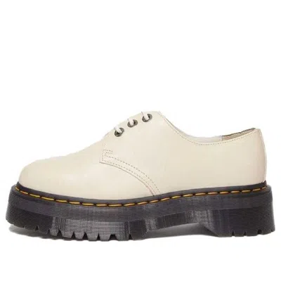 DR. MARTENS Dr. Martens 1461 II Pisa Leather Platform Shoes 'Parchment Beige'