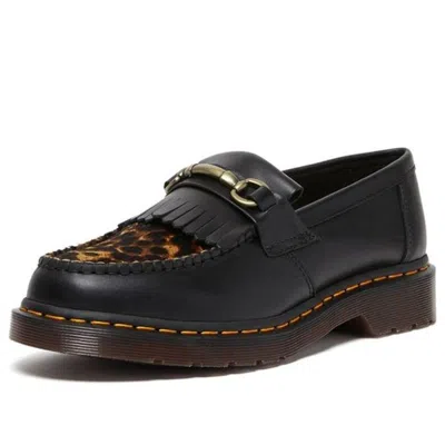DR. MARTENS Dr. Martens Adrian Snaffle Hair On Loafers 'Black Leopard'