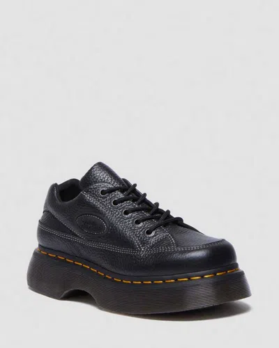 DR. MARTENS BUZZ 5-EYE MILLED NAPPA LEATHER SHOES