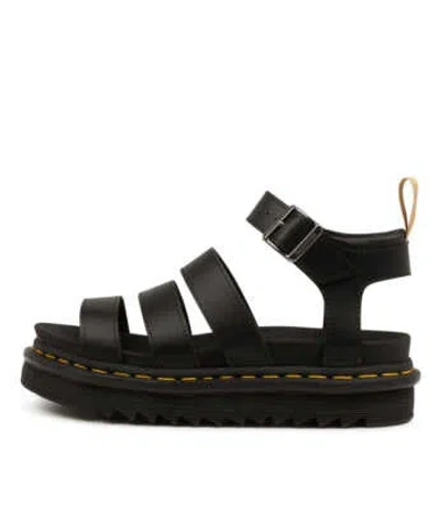 DR. MARTENS DR MARTEN BLAIRE VEGAN SANDAL BLACK WOMENS SHOES CASUAL SANDALS SANDALS FLAT