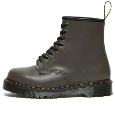 DR. MARTENS Dr.Martens 1460 Bex Smooth Leather Platform Boots 'Khaki Grey'