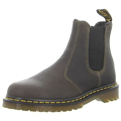 DR. MARTENS DR. MARTENS GEFÜTTERTE STIEFELETTE CHELSEA BOOT 2976 31874538 DMS OLIVE (BRAUN)