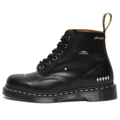 DR. MARTENS Goodhood x Dr. Martens Unisex 101 Martin Boots Black