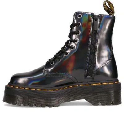 DR. MARTENS Dr. Martens Jadon Hologram Leather Martin Boots Black