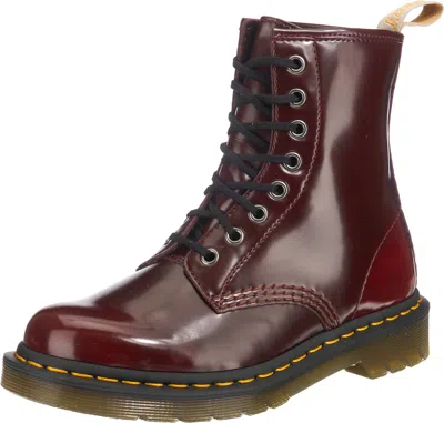 DR. MARTENS NEU DR. MARTENS VEGAN 1460 SCHNÜRSTIEFELETTEN 7202265 FÜR DAMEN BORDEAUX