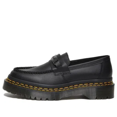 DR. MARTENS Dr. Martens Penton Bex Double Stitch Leather Loafers 'Black Poly Rip Stop + Element'