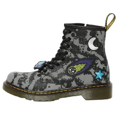 DR. MARTENS (PS) Dr.Martens 1460 Space Hydro Leather Lace Up Boots 'Black Grey  Hydro Leather'