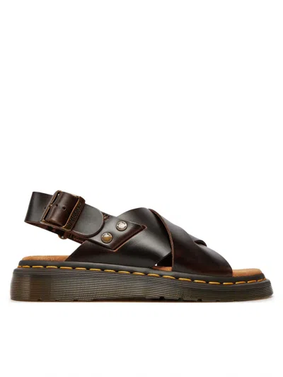 DR. MARTENS SANDALS MAN DR. MARTENS 31577375 ZANE DARK BROWN