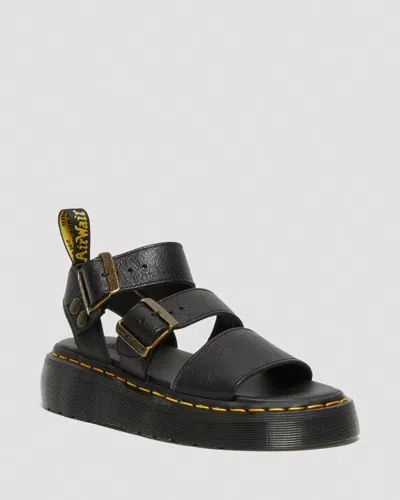 DR. MARTENS SANDALS WOMAN DR. MARTENS 2572001 GRYPHON QUAD PISA BLACK