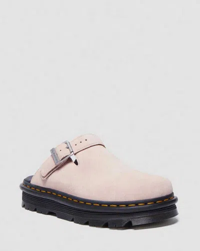 DR. MARTENS ZEBZAG SUEDE CASUAL SLINGBACK PLATFORM MULES