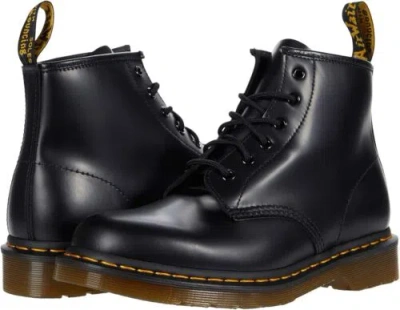 DR. MARTENS DR. MARTENS UNISEX 101 YELLOW STITCH BOOTS