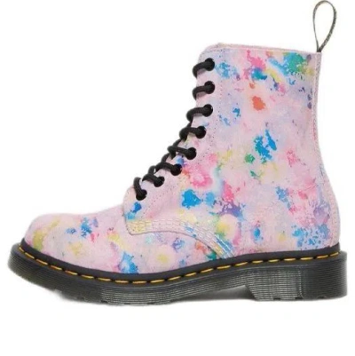 DR. MARTENS (WMNS) Dr. Martens 1460 Pascal Rainbow Suede Lace Up Boots 'Pink'