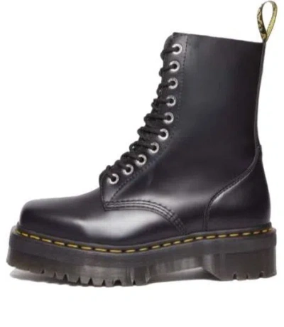 DR. MARTENS (WMNS) Dr. Martens 1490 Quad Leather Boots 'Black'