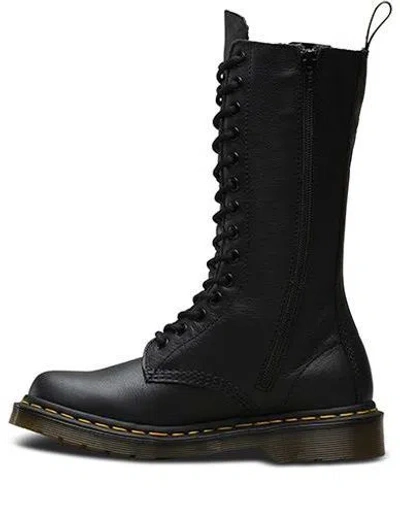 DR. MARTENS (WMNS) Dr. Martens 1B99 Leather Mid Calf Boot 'Black Virginia'
