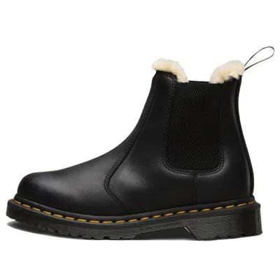 DR. MARTENS (WMNS) Dr. Martens 2976 Faux Fur Lined Chelsea Boots 'Black'
