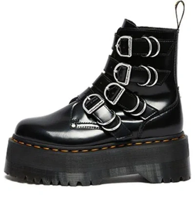 DR. MARTENS (WMNS) Dr. Martens Jadon Max Hdw 4 Strap Boot Black