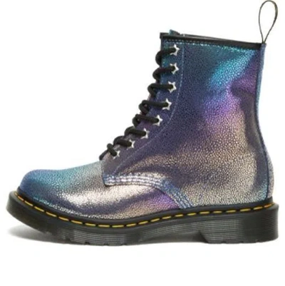 DR. MARTENS (WMNS) Dr.Martens 1460 Rainbow Ray Suede Lace Up Boots 'Purple'