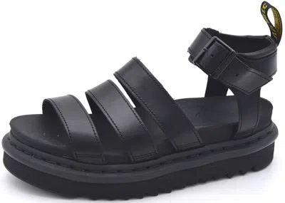 DR. MARTENS DR. MARTENS WOMAN SANDALS SHOES WITH WEDGE CASUAL LEATHER CODE BLAIRE 24191001