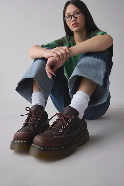 DR. MARTENS WOMEN'S BUZZ 5-EYE SHOE IN MILLED NAPPA, WOMEN'S AT URBAN OUTFITTERS