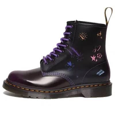 DR. MARTENS Dr. Martens x BT21 1460 Leather Boots 'Purple'