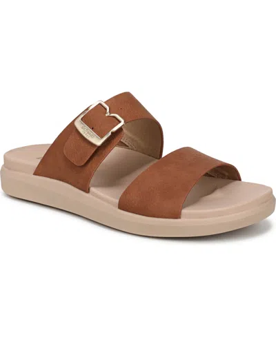 DR. SCHOLL'S WOMEN'S ALL TIME ROUND TOE SLIDE SANDALS