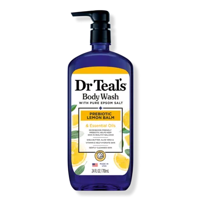 DR TEAL'S BODY WASH WITH PREBIOTIC LEMON BALM AND ESSENTIAL OIL BLEND