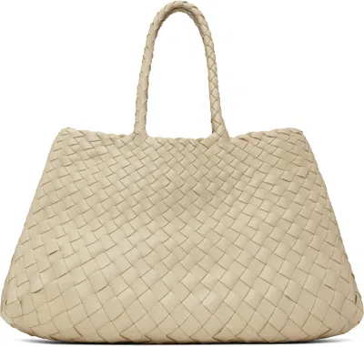 DRAGON DIFFUSION OFF-WHITE SANTA CROCE SMALL TOTE