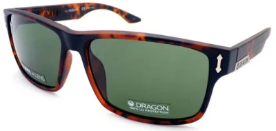 DRAGON DRAGON SUNGLASSES COUNT MATTE BROWN TORTOISE/ DARK GREEN CAT.3 LENSES DR512 226