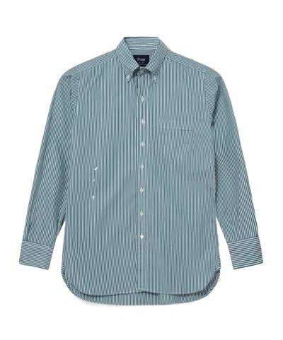 DRAKE'S LONDON STRIPED SHIRT