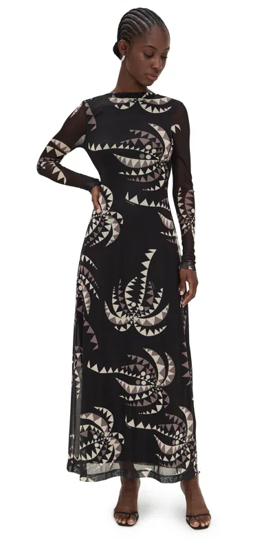 DRESS TO PALM MAXI DRESS COQUEIRAL PRINT