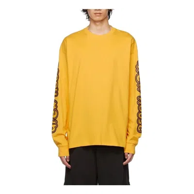 DREW HOUSE Drew House Cartoon Font Long Sleeve T-shirt 'Yellow'