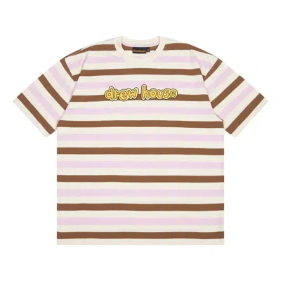DREW HOUSE Drew House Cartoon Font T-shirt 'Neapolitan Stripe'