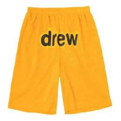 DREW HOUSE Drew House Secret Mesh Cotton Shorts 'Golden Yellow'