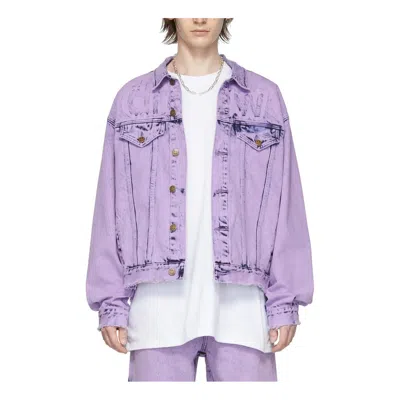 DREW HOUSE Drew House Ssense Exclusive Secret Trucker Denim Jacket 'Purple'