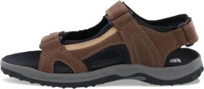 DREW SHOE DREW SHOE MENS WARREN LEATHER OPEN TOE SPORT SANDALS