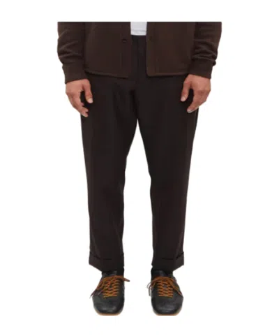 DRIES VAN NOTEN BELT-LOOP CASUAL PANTS