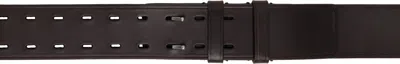 DRIES VAN NOTEN BROWN LEATHER BELT